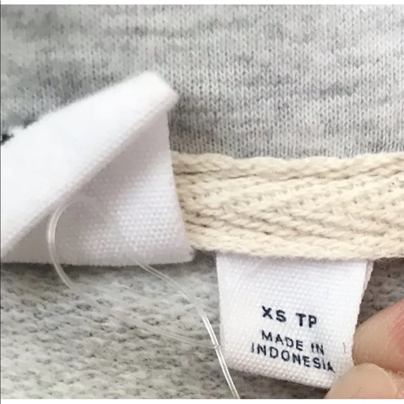 Gap Women’s Light Grey Hoodie Sweatshirt XS - Picture 7 of 10